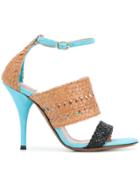 L'autre Chose Ankle Fastened Sandals - Nude & Neutrals