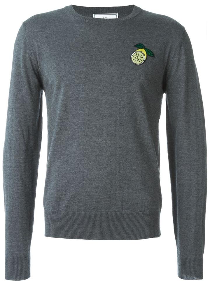 Ami Alexandre Mattiussi Lemon Patch Jumper