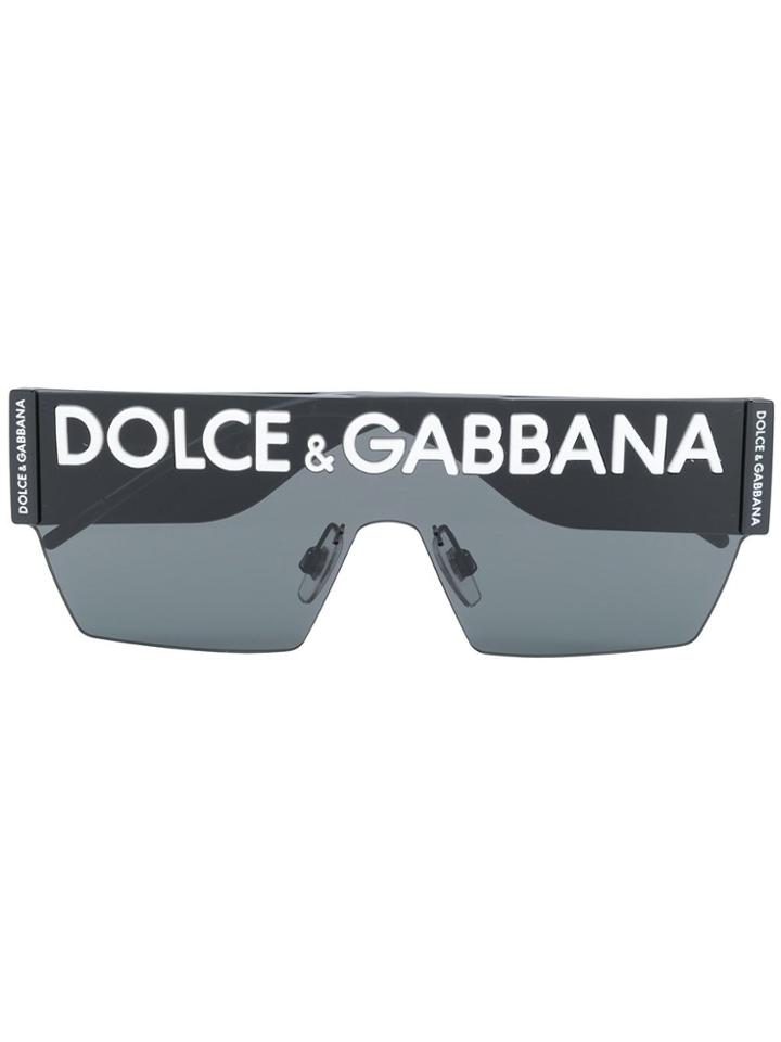 Dolce & Gabbana Eyewear Oversized-frame Sunglasses - Black