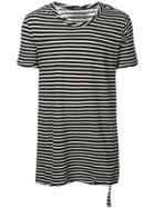 Ksubi Striped Print T-shirt - Black