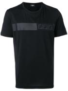 Fendi Logo Strip T-shirt - Black