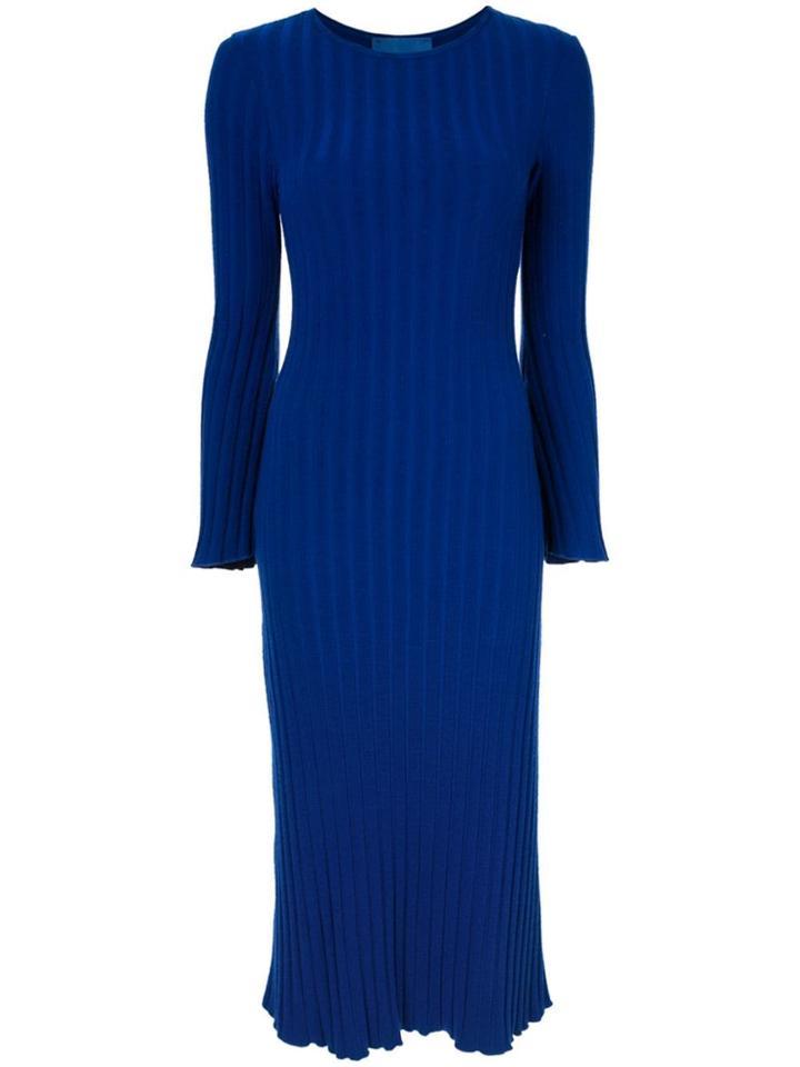 Simon Miller Ribbed Knit Dress - Blue