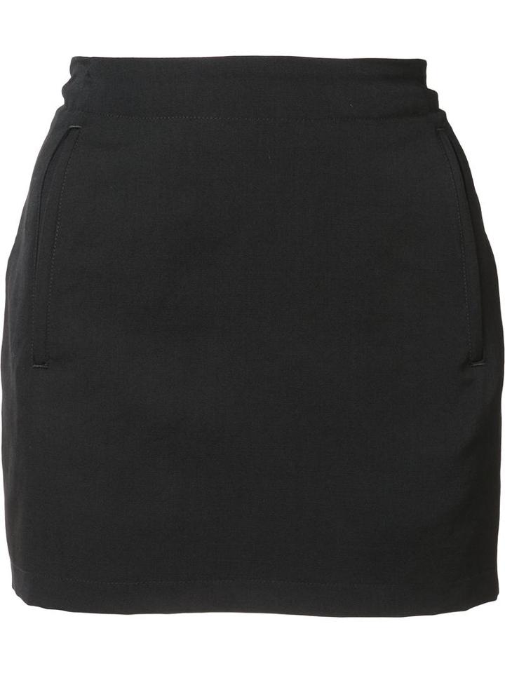 Yohji Yamamoto Mini Skirt, Women's, Size: 1, Black, Wool
