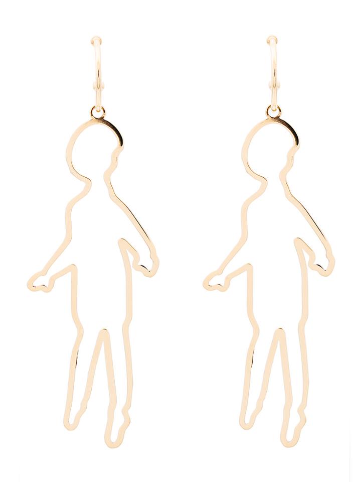 Simone Rocha Rocha Gld Erng - Metallic