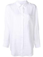 Asceno Boyfriend Oversized Shirt - White