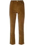 Frame Denim Straight-leg Corduroy Trousers - Brown