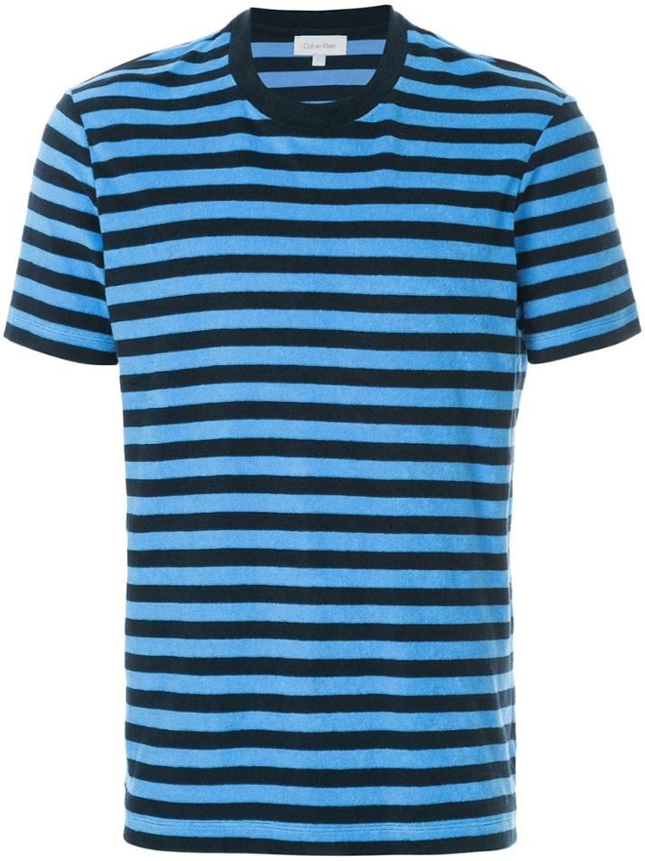 Ck Calvin Klein Striped T-shirt - Blue