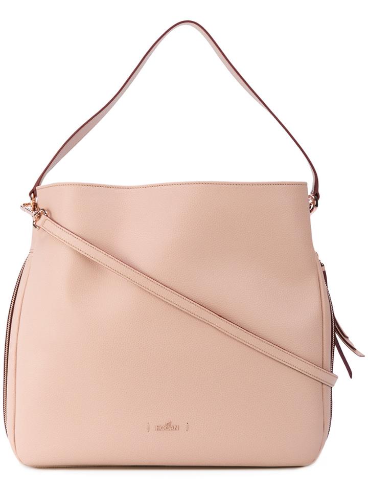 Hogan Hobo Tote Bag - Pink & Purple