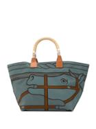 Hermès Pre-owned Sac Steeple Toile Tote - Blue