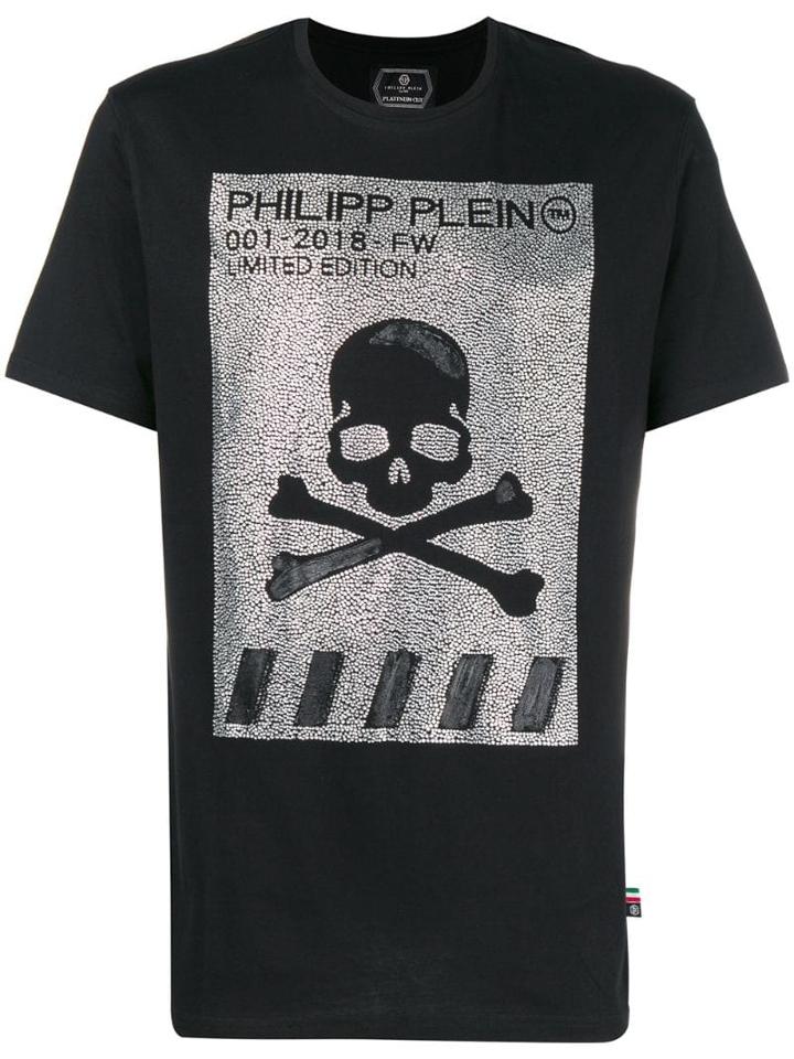 Philipp Plein Regular Fit T-shirt - Black
