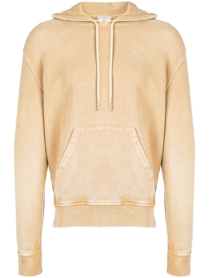 Ami Alexandre Mattiussi Vintage Washed Hoodie - Neutrals