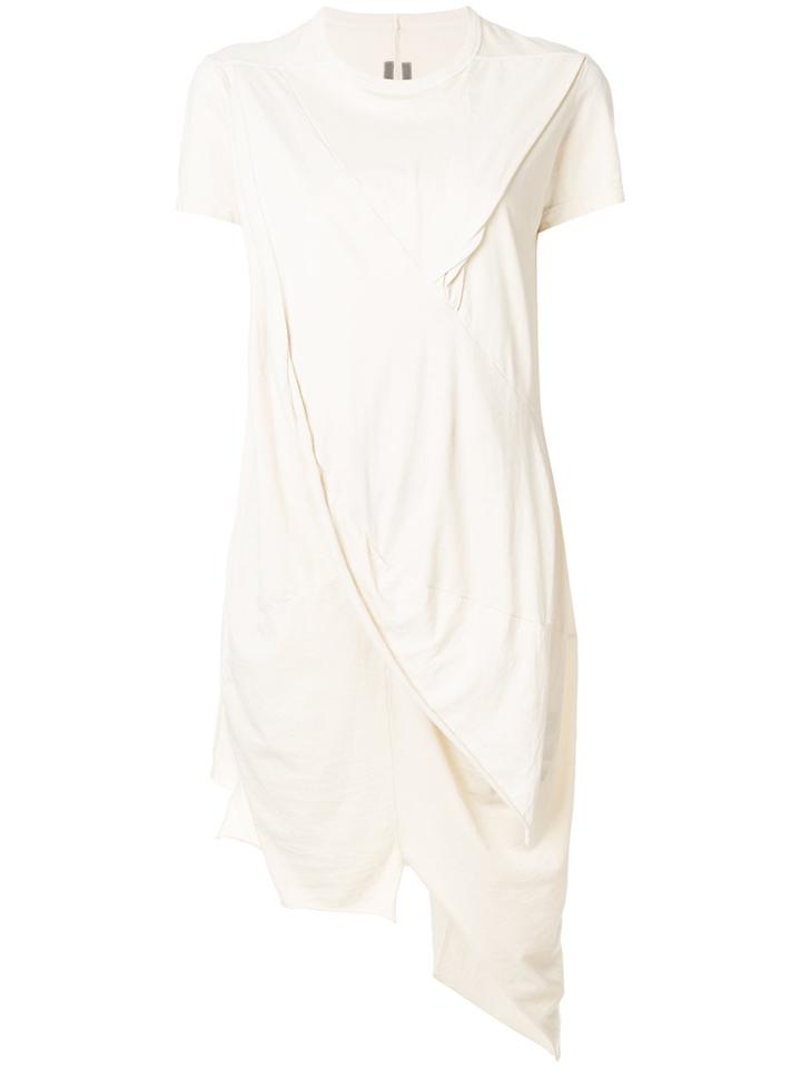 Rick Owens Drkshdw Swirl Tee - White