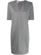 Escada Sport V-neck Short Dress - Grey