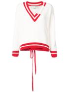 Off-white Deconstructed V-neck Jumper