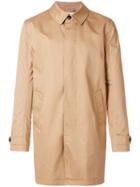 Closed Buttoned Raincoat - Nude & Neutrals