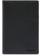 Prada Saffiano Leather Passport Holder - Black