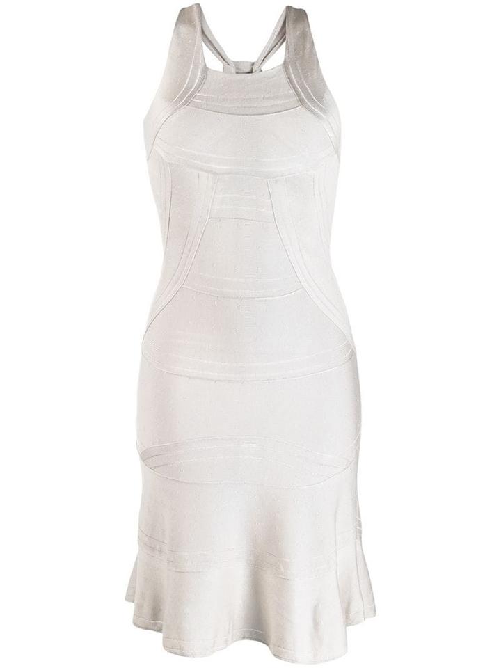 Christian Dior Pre-owned Knitted Halterneck Dress - Neutrals