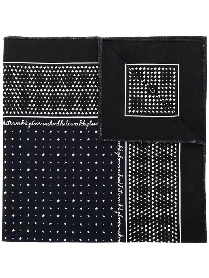 Takahiromiyashita The Soloist Paisley Neck Scarf - Black