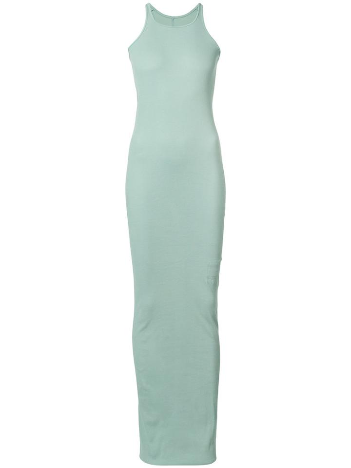Rick Owens Drkshdw - Racerback Tank Dress - Women - Cotton - M, Blue, Cotton