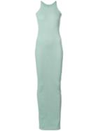 Rick Owens Drkshdw - Racerback Tank Dress - Women - Cotton - M, Blue, Cotton