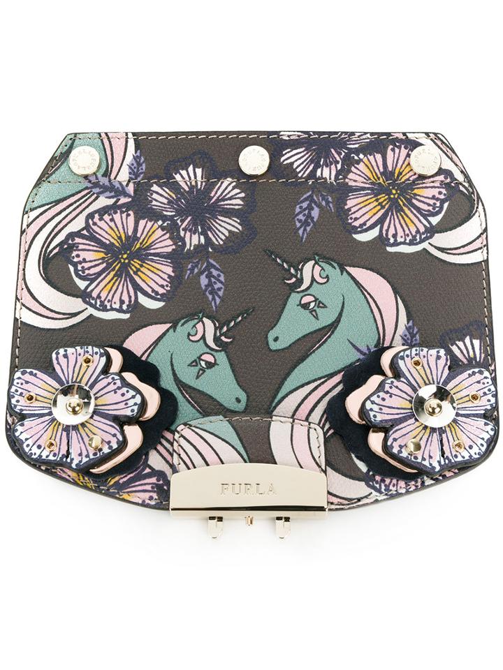Furla - Metropolis Unicorn Flap - Women - Leather - One Size, Brown, Leather