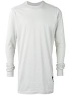 Rick Owens Drkshdw Crew Neck Jumper, Men's, Size: Large, Grey, Cotton