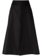 Andrea Marques A-line Skirt, Women's, Size: 36, Black, Cotton/spandex/elastane