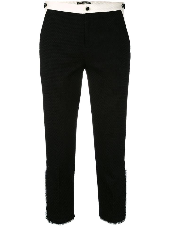 Pt01 - Brooke Trousers - Women - Cotton/spandex/elastane - 38, Black, Cotton/spandex/elastane