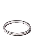 Tiffany & Co 18kt White Gold Tiffany T Two Hinged Diamond Bangle -