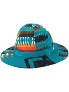 Sacai Printed Sun Hat - Blue