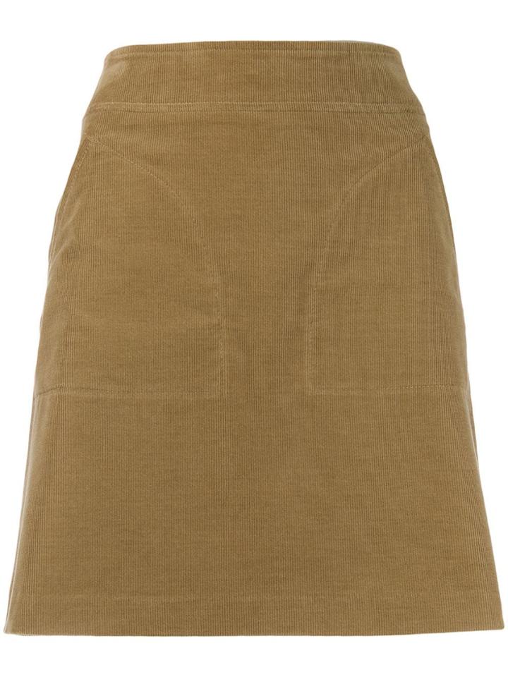 A.p.c. A-line Skirt - Neutrals