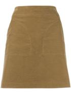 A.p.c. A-line Skirt - Neutrals