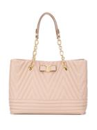 Salvatore Ferragamo Vara Quilted Tote - Nude & Neutrals