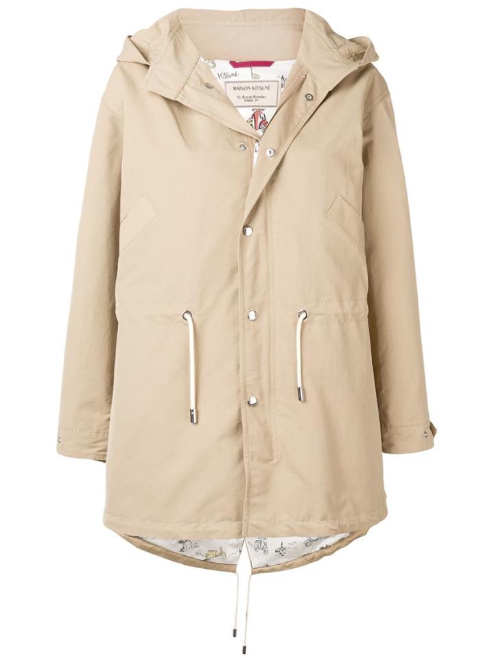 Maison Kitsuné Parker Parka - Neutrals