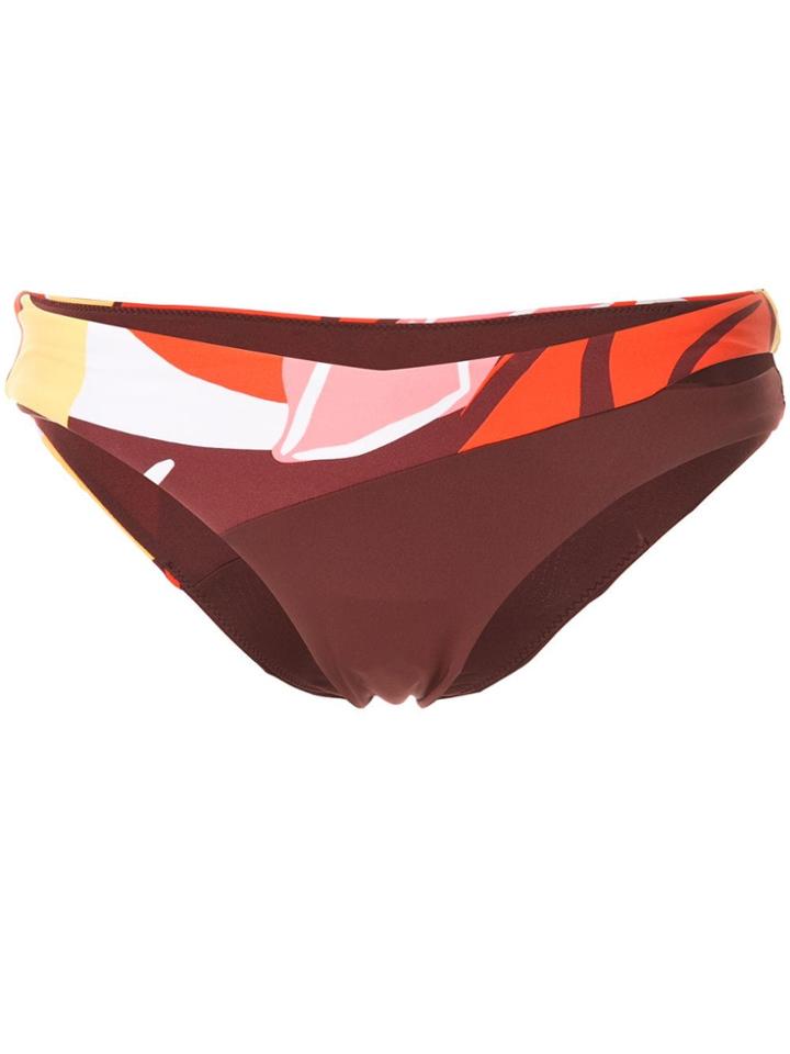 Seafolly Cut Copy Brazilian Bikini Bottoms - Brown