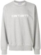 Carhartt Embroidered Logo Sweatshirt - Grey