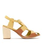 Mara Mac Leather Sandals - Green