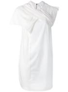 Rick Owens Twist Neck Dress - White