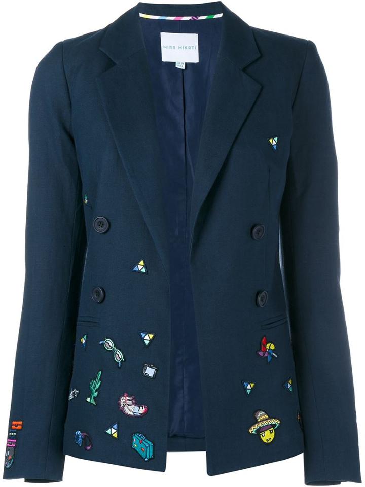 Mira Mikati Cartoon Embroidered Jacket