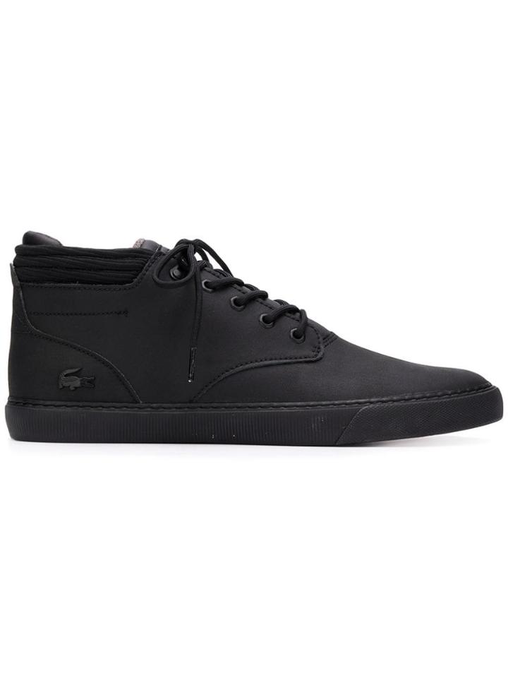 Lacoste Lace-up Boots - Black