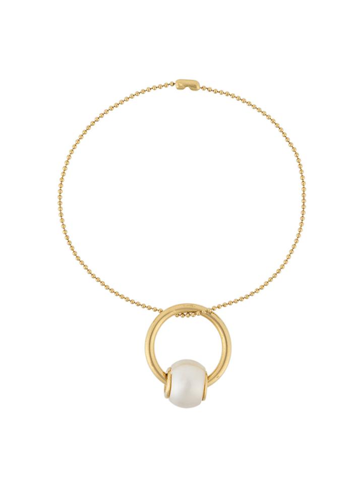 Dsquared2 Pearl Embellished Bracelet - Metallic