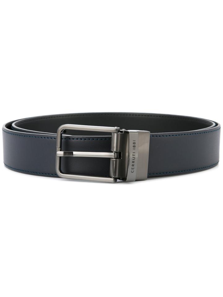 Cerruti 1881 Branded Buckle Belt - Blue