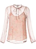 We Are Kindred Lorelai Floral-print Blouse - Pink