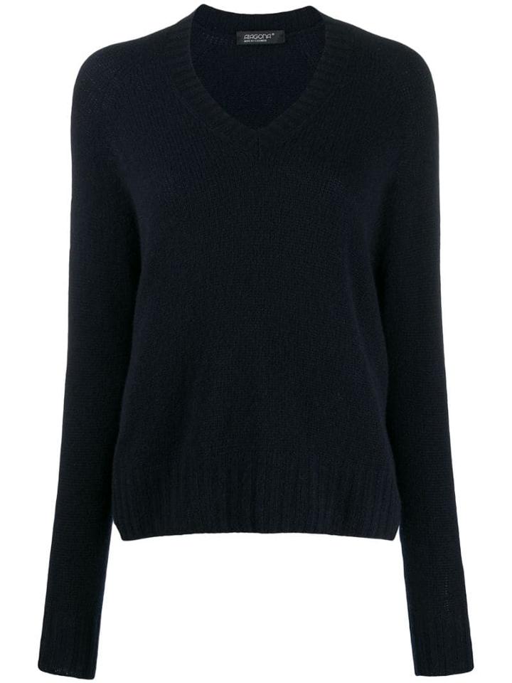 Aragona Knitted Top - Blue