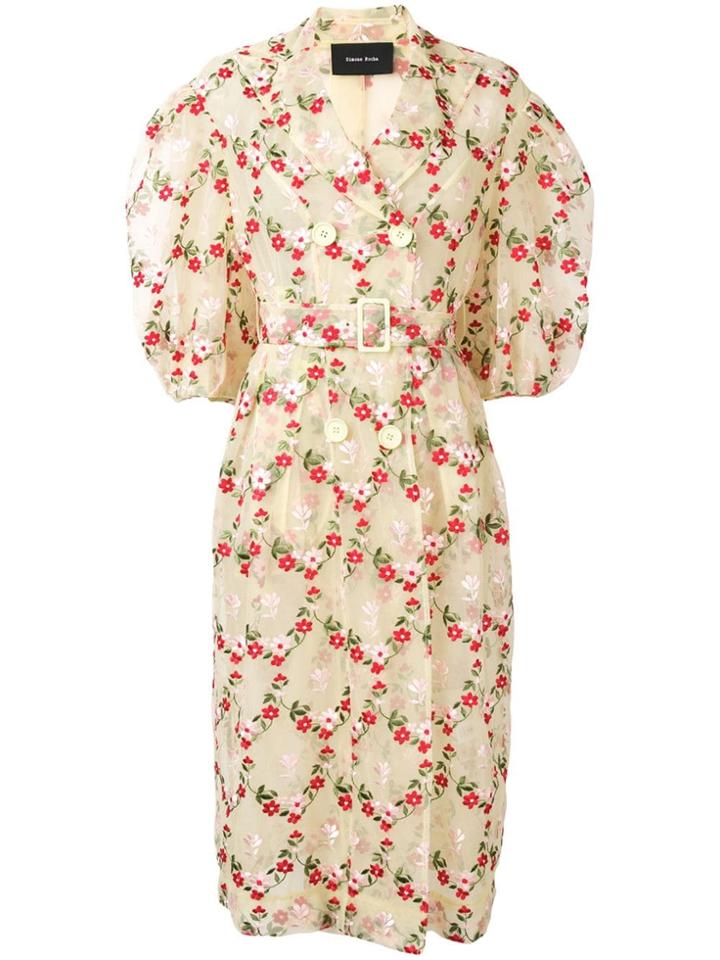 Simone Rocha Trenchcoat Styled Dress - Green