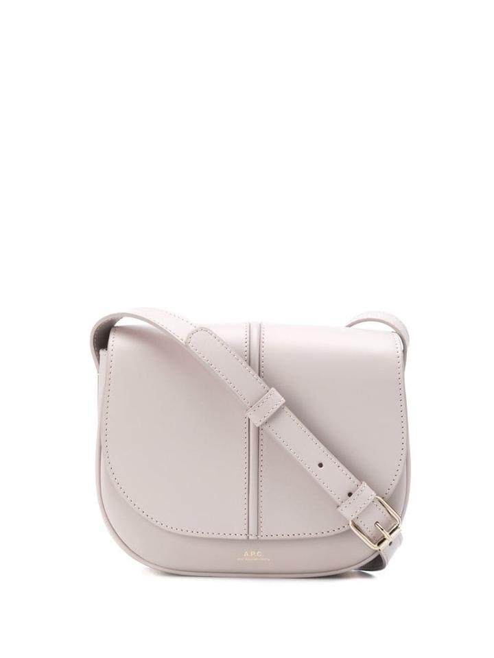 A.p.c. Stitched Panel Cross Body Bag - Neutrals