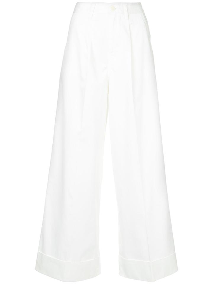 Hysteric Glamour Wide Leg Chinos - White