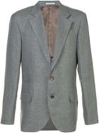 Brunello Cucinelli - Single Breasted Blazer - Men - Silk/linen/flax/wool - 48, Grey, Silk/linen/flax/wool