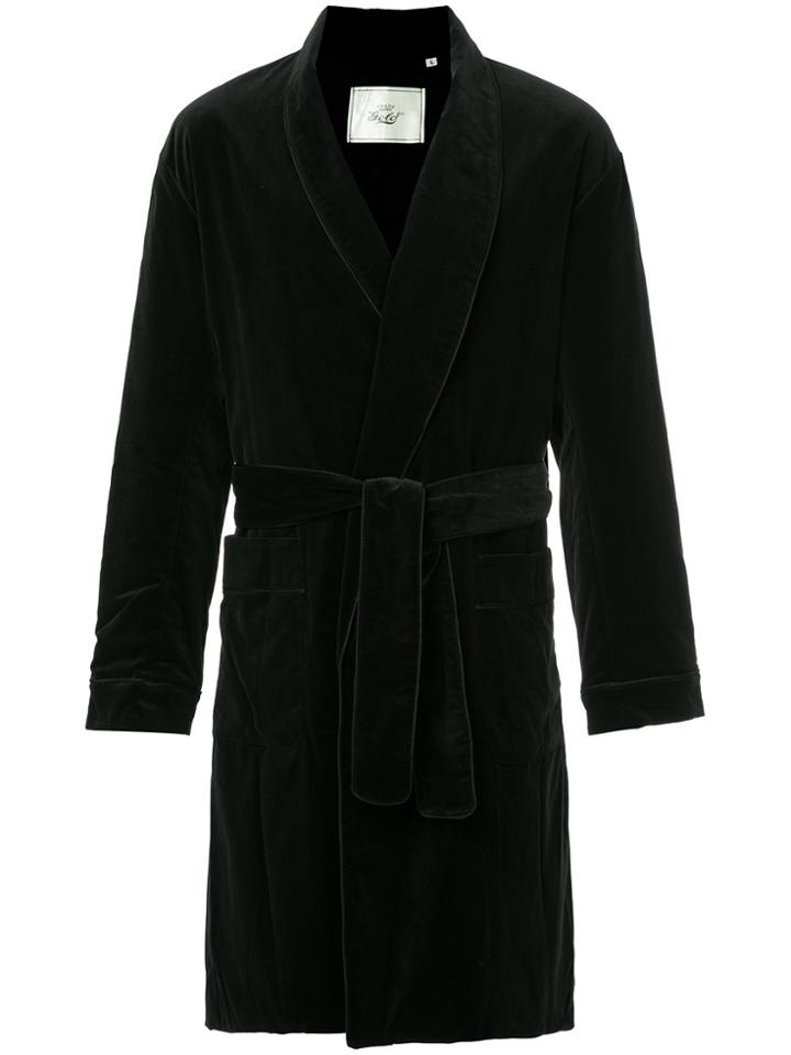 Gold / Toyo Enterprise Robe Coat - Black