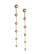 Burberry Crystal Charm Gold-plated Drop Earrings - Metallic